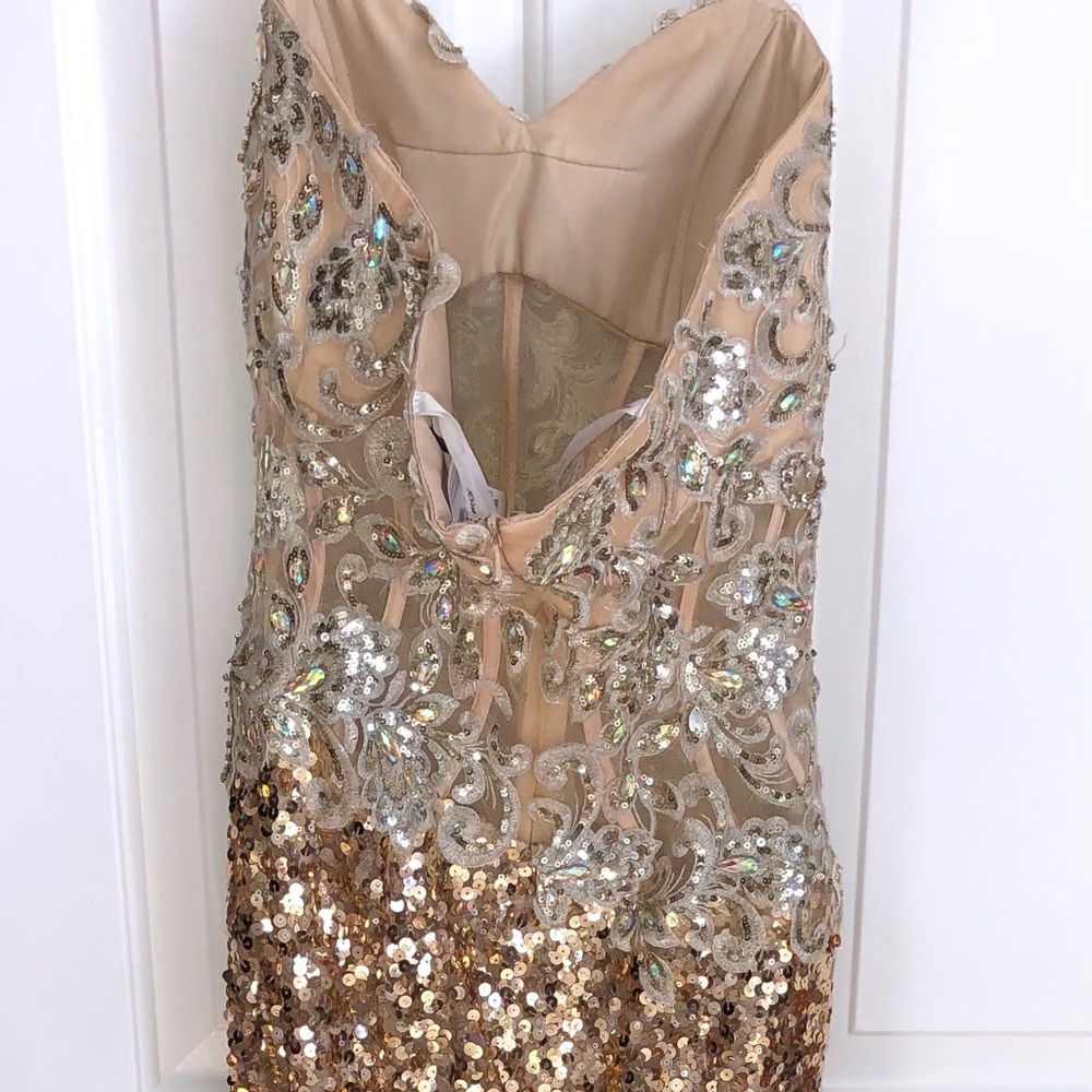 Gold Prom Dress - Picture 4 of 11